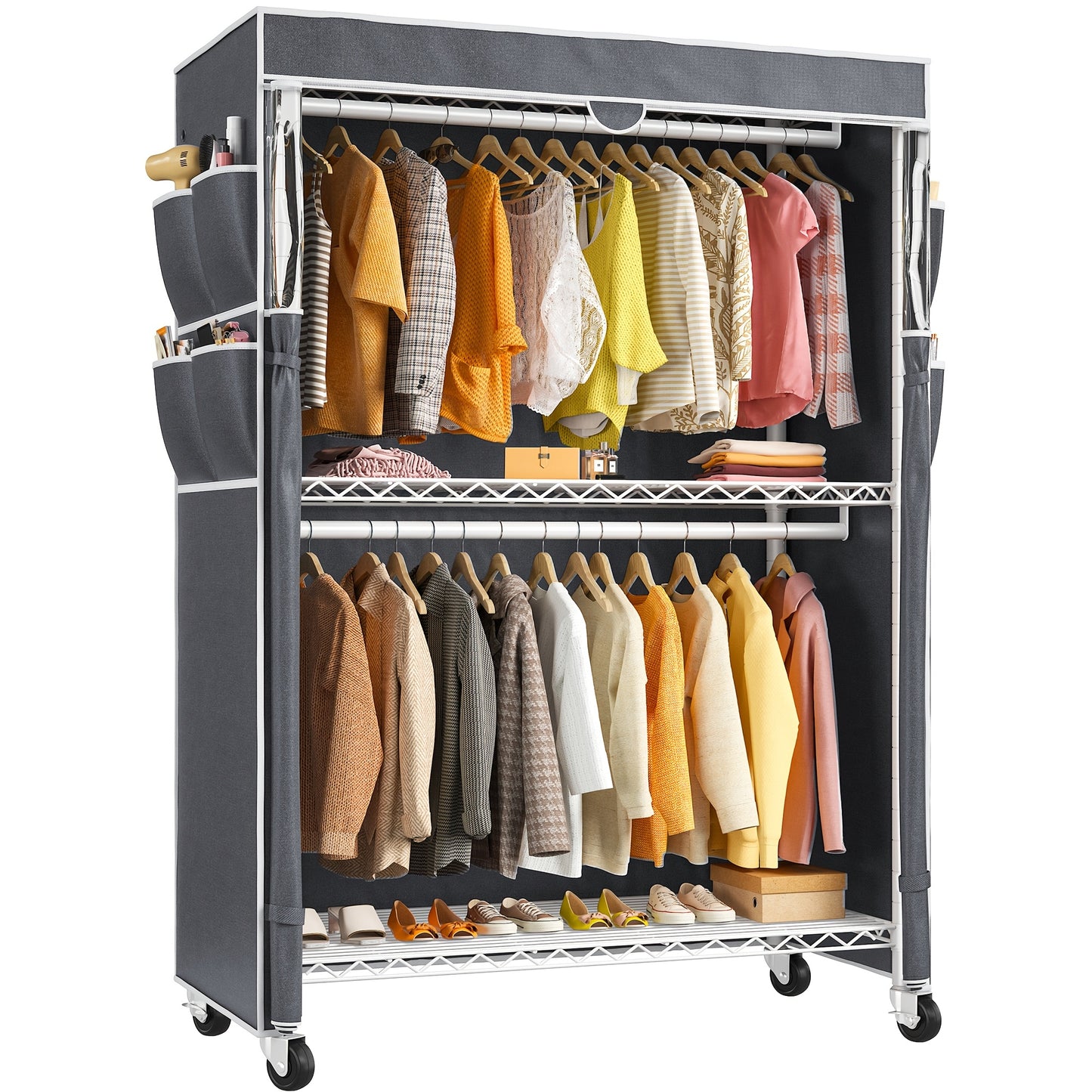Spacious Heavy Duty Clothes Rack 81\