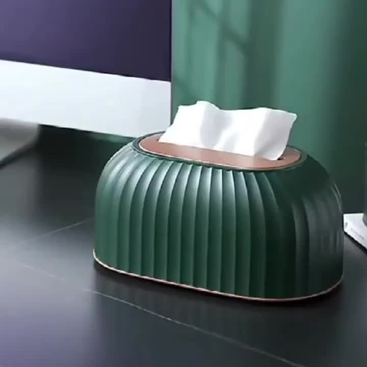 1pc Modern Automatic Lift Tissue Box - Sleek, Luxury Design with Storage for Home & Living Room