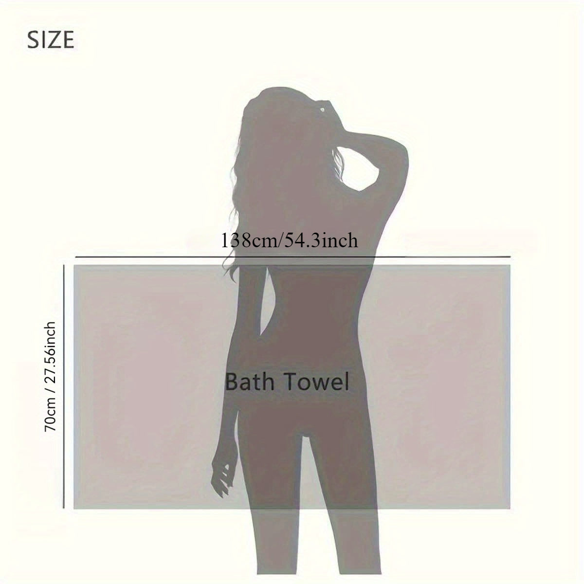 Luxurious Microfiber Bath Towel, Soft, Absorbent Quick-Dry Coral Fleece, Hair-Resistant, Universal Fit, Polyester Fiber, for Bathroom Essentials