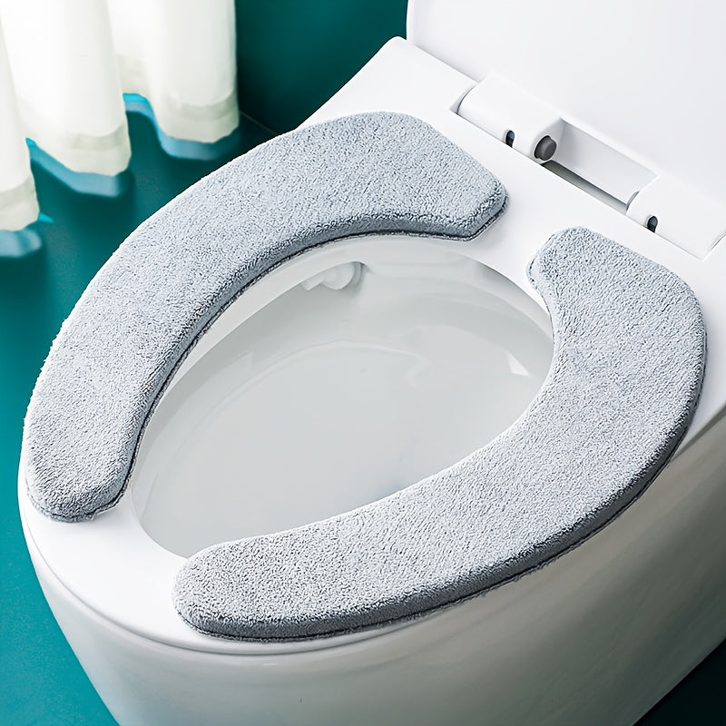 Waterproof Cushions for Toilet Seat 2pcs of Thick Toilet Seat Cushions, Suitable for All Seasons, Adhesive And Waterproof.