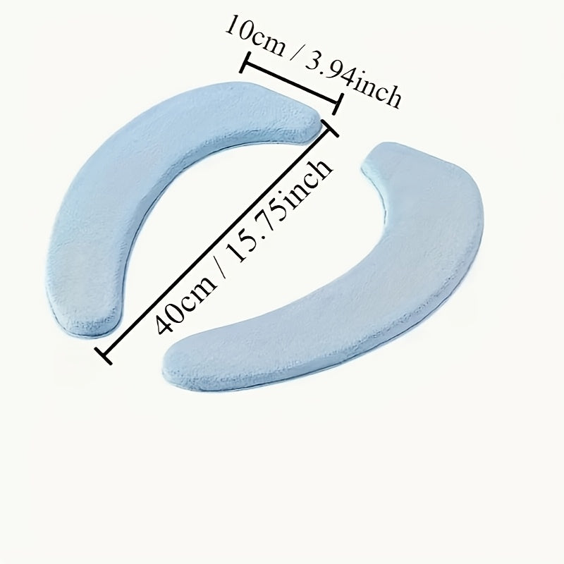Waterproof Cushions for Toilet Seat 2pcs of Thick Toilet Seat Cushions, Suitable for All Seasons, Adhesive And Waterproof.