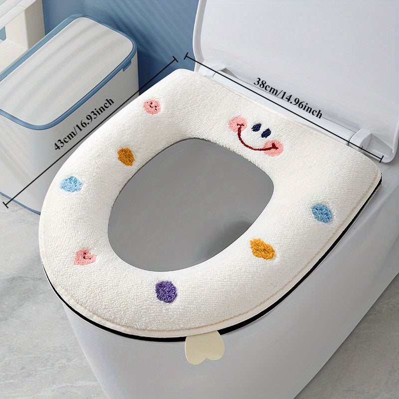 Cozy Thickened Toilet Seat Cushion - Cozy Thickened with Zipper - Home Winter Comfort