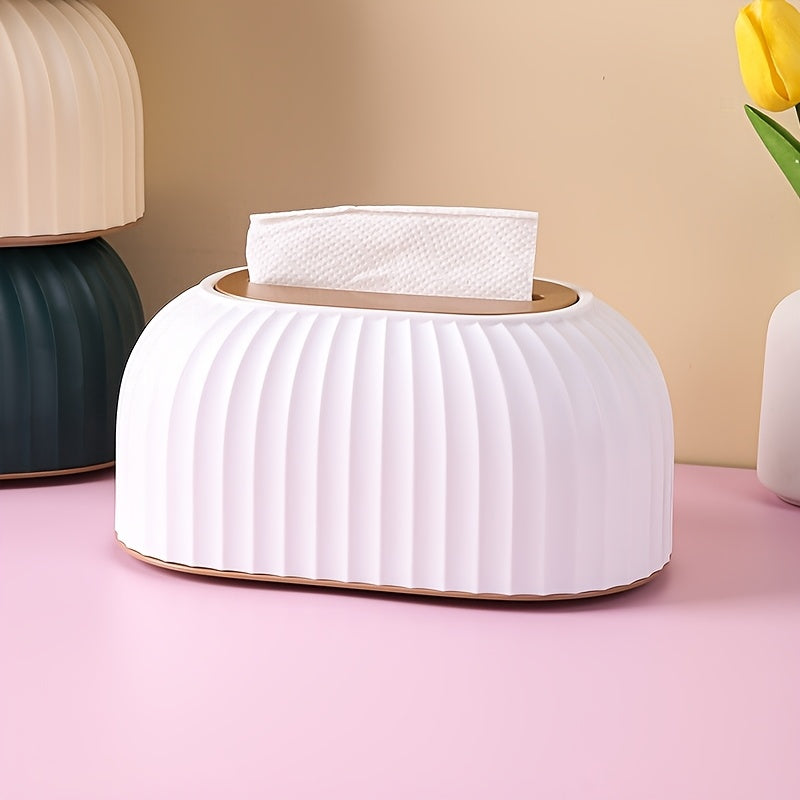 1pc Modern Automatic Lift Tissue Box - Sleek, Luxury Design with Storage for Home & Living Room