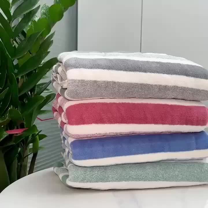 Ultra-Absorbent Microfiber Bath Towel - Quick Dry, Soft & Durable for Sports, Gym, and Shower Use - Available in Brown, Green, Blue