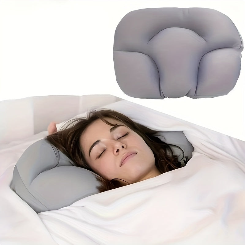 Egg-Shaped 3D Foam Neck Support Pillow, Lightweight, Dry Clean Only, Non-Textile Cover, Comfortable All-Around Sleeping Cushion for Side and Back Sleepers, Pillows for Sleeping