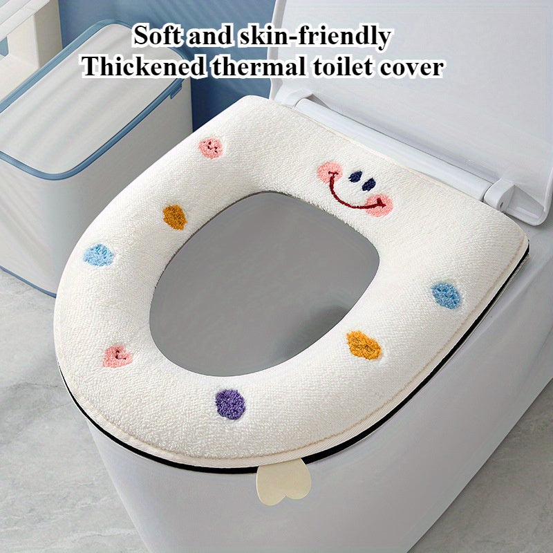 Cozy Thickened Toilet Seat Cushion - Cozy Thickened with Zipper - Home Winter Comfort