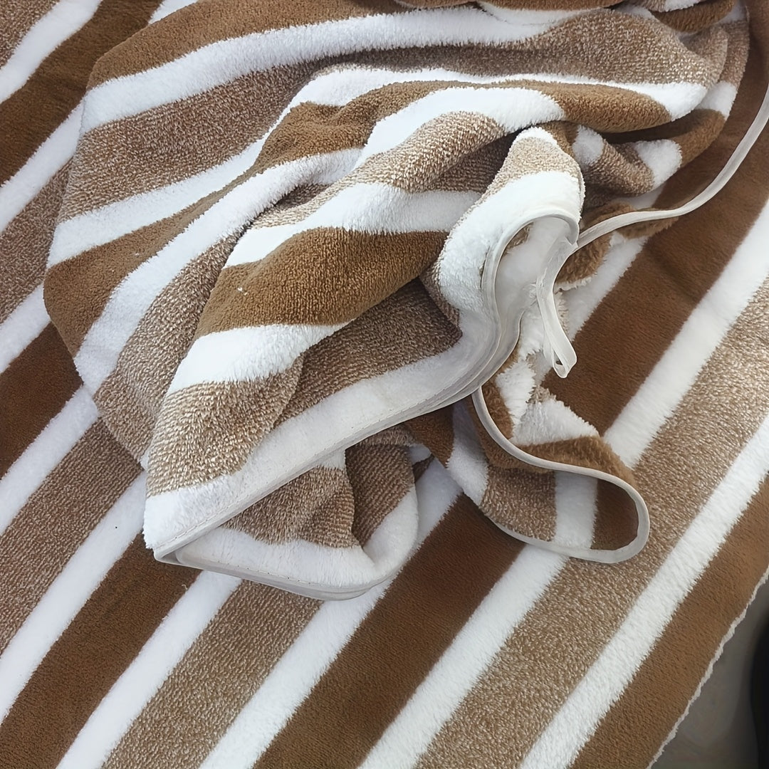 Ultra-Absorbent Microfiber Bath Towel - Quick Dry, Soft & Durable for Sports, Gym, and Shower Use - Available in Brown, Green, Blue