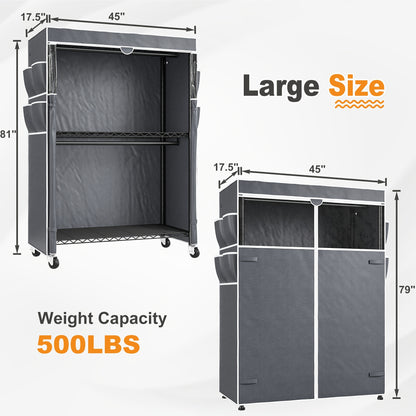 Spacious Heavy Duty Clothes Rack 81\