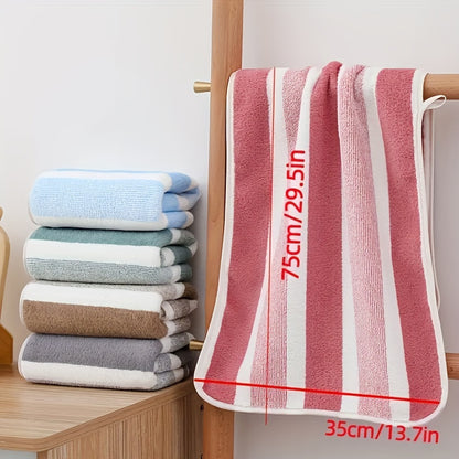 1 Set Quick Dry Towel 1 Set Contemporary Low Allergy Polyester Towels - Quick Dry, Absorbent, Hypoallergenic Rectangular Hand & Bath Towels for RVs, Homes & Kitchens - Machine Washable