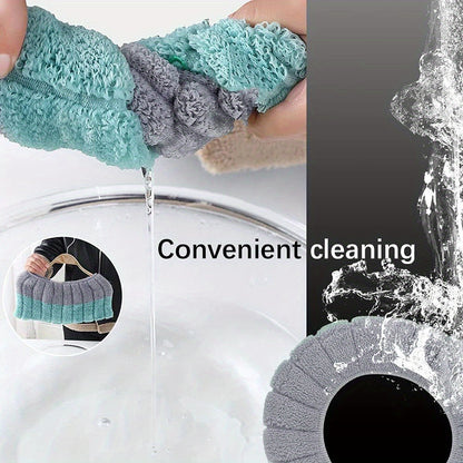 4pcs Soft & Cozy Stretchable Toilet Seat Covers - Plush Gray, Light Blue, Pink & Beige Washable Polyester Pads for All Oval Toilet Seats, Comfortable and Hygienic Bathroom Upgrade