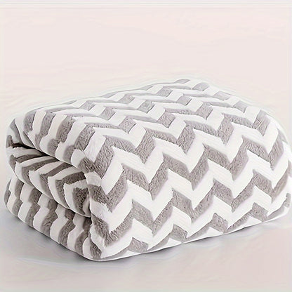 6pcs Vibrant Super Fiber Bath Towels Set - Ultra Soft, Quick-Dry, Super Absorbent, Chevron Pattern in 6 Colors, Ideal for Home, Pool, Gym, 27.5 x 55.1 Inches