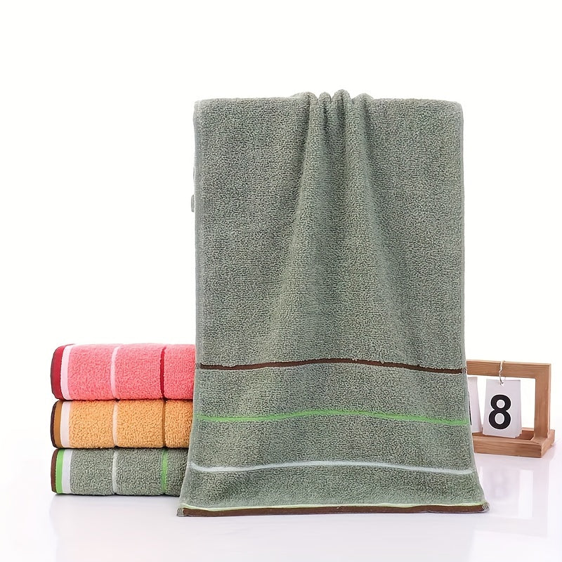 Set of 3 Luxurious Bath Towels, Made of 100% Polyester, Woven, Measuring 28.74X12.99 Inches, 100Gsm, Soft And Absorbent, Quick-Drying Towels Suitable for Bathrooms And Kitchens, Face Towels.