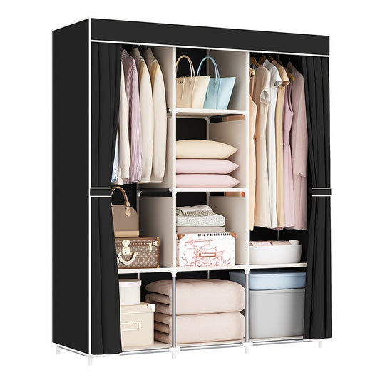 Simple Wardrobe, Multi-Scene, Multi-Application, Dustproof, Suitable for Rental Houses, Entrance, as a Gift, for Mother, Girlfriend, Large Capacity