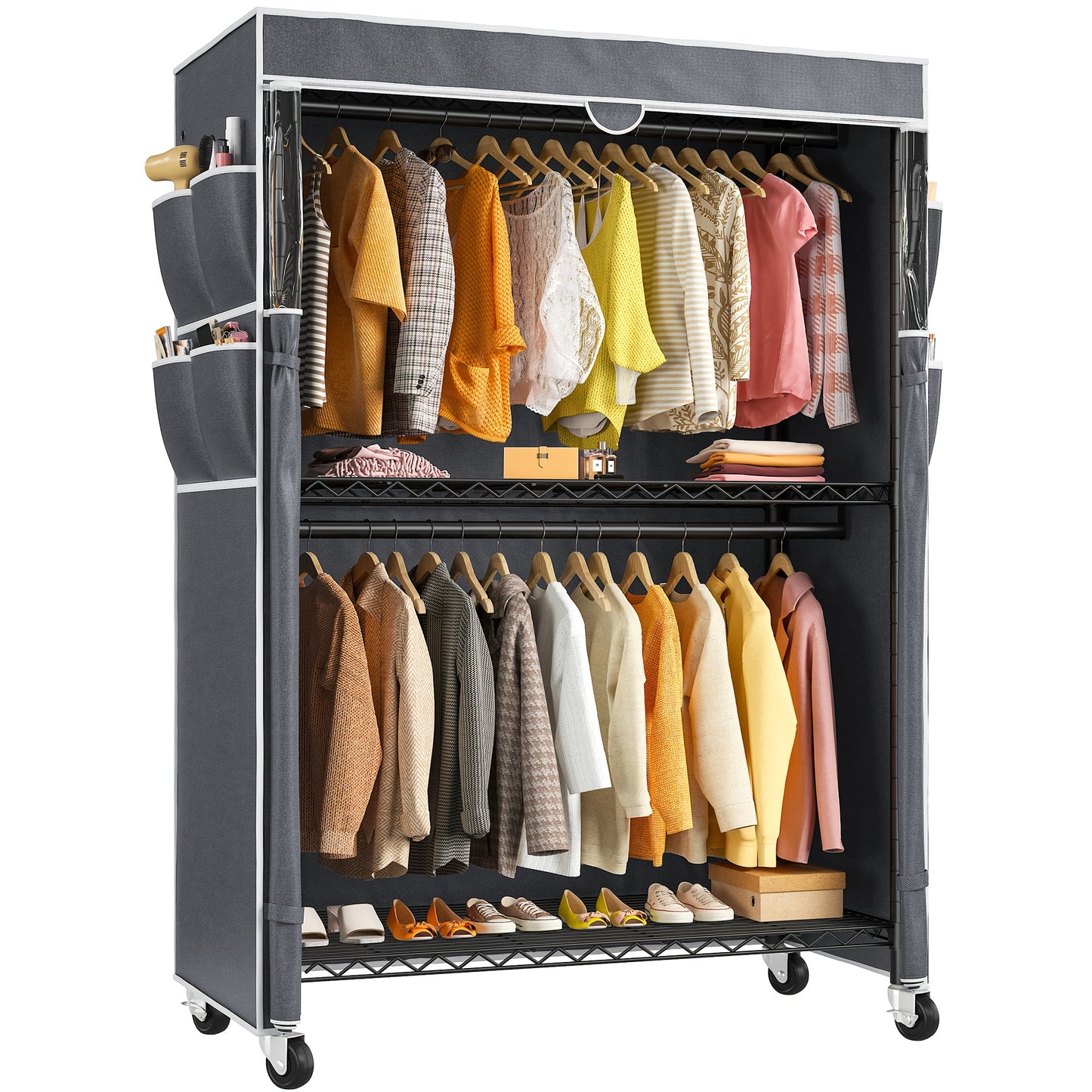 Spacious Heavy Duty Clothes Rack 81\