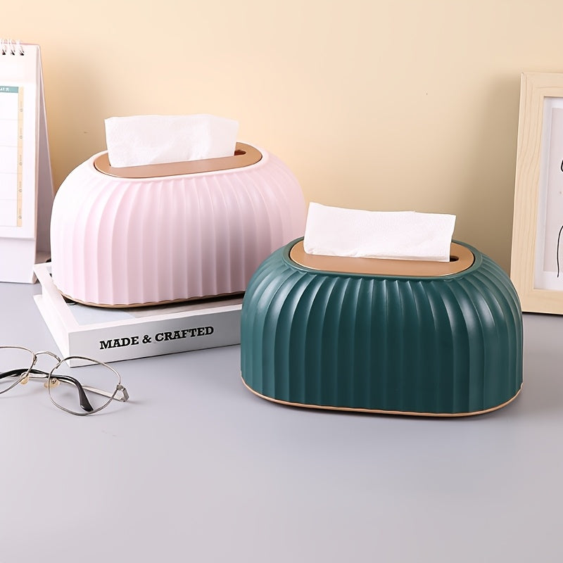 1pc Modern Automatic Lift Tissue Box - Sleek, Luxury Design with Storage for Home & Living Room