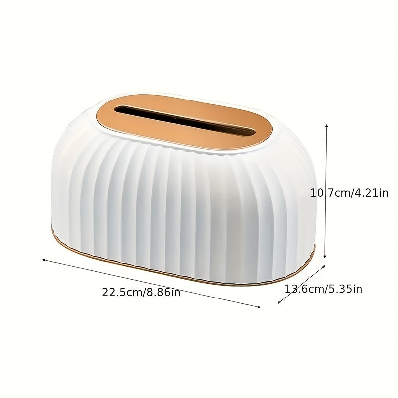1pc Modern Automatic Lift Tissue Box - Sleek, Luxury Design with Storage for Home & Living Room