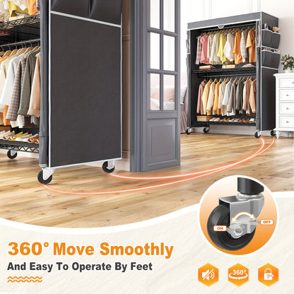 Spacious Heavy Duty Clothes Rack 81\