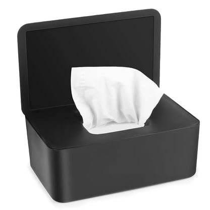 Tissue Box Wet Wipe Box Mask Box Storage Box Pack Of 2 Wet Wipes Dispenser Box, Toilet Paper Box With Lid, Napkin Box, Baby Wipes Box, Tissue Box, Napkin Box With Lid