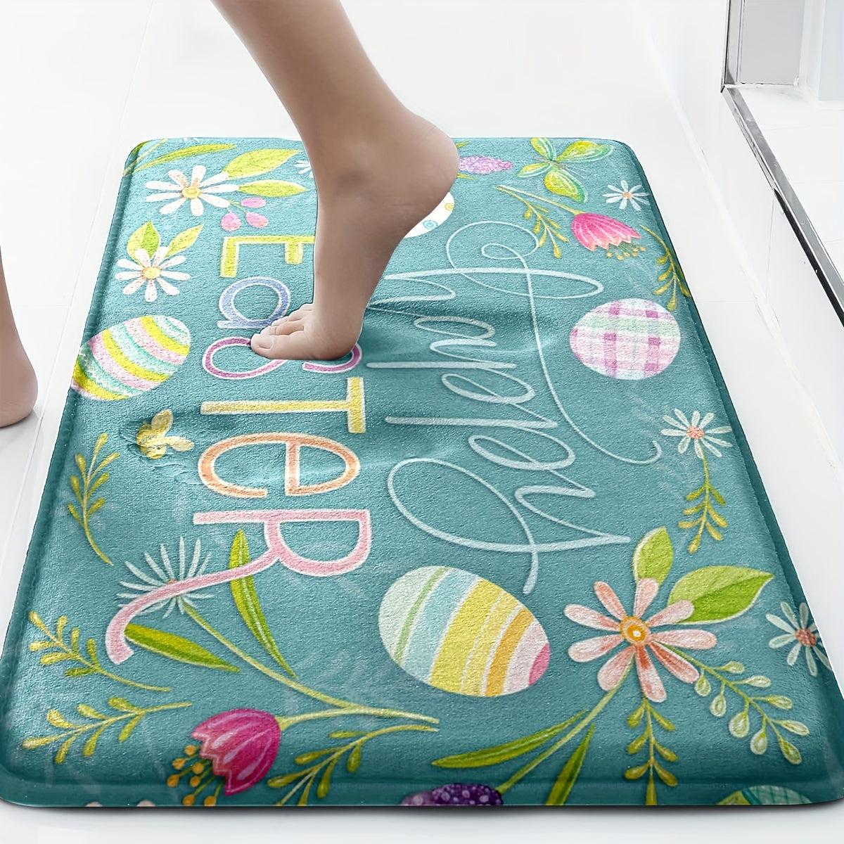 3pcs Set Print Bathroom Rugs and Mats,Anti-slip Bathroom Mats,Soft Machine Washable Bath Mats for Bathroom Floor Carpet,Absorbent Shower Rug with U-Shaped Contour Rug Toilet Lid Rugs,Bathroom Decor,Bathroom Accessories