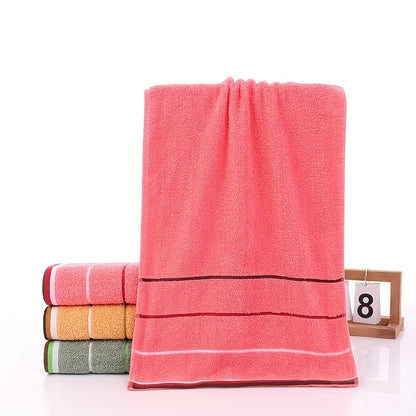 Set of 3 Luxurious Bath Towels, Made of 100% Polyester, Woven, Measuring 28.74X12.99 Inches, 100Gsm, Soft And Absorbent, Quick-Drying Towels Suitable for Bathrooms And Kitchens, Face Towels.