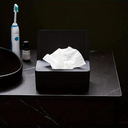 Tissue Box Wet Wipe Box Mask Box Storage Box Pack Of 2 Wet Wipes Dispenser Box, Toilet Paper Box With Lid, Napkin Box, Baby Wipes Box, Tissue Box, Napkin Box With Lid