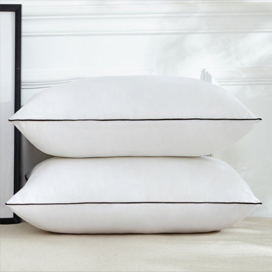 Two-Piece Standard-Size Deluxe Cooling Bed Pillow - Soft 3D microfiber padding provides optimal support and breathable cover provides cool comfort, promotes deeper sleep and reduces bumps, making it ideal for side, back and prone sleepers