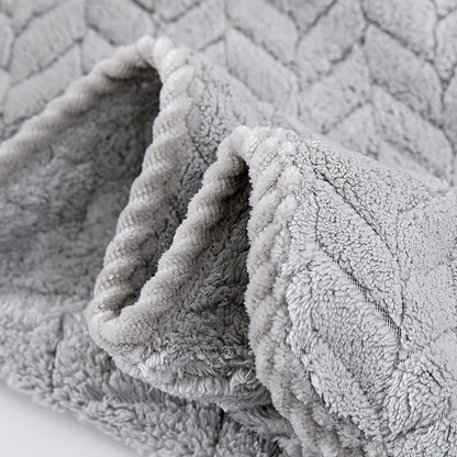 2pcs Bathroom Towel Set, Coral Fleece Plush Bath Towel Set, Quick-Drying, Absorbent, Soft, Household Bath Towel, Suitable for Home, Outing, SPA Use, Bathroom Accessories