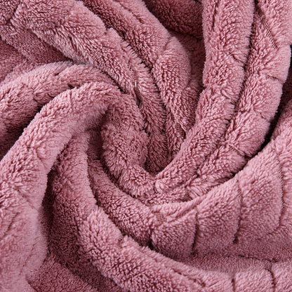2pcs Bathroom Towel Set, Coral Fleece Plush Bath Towel Set, Quick-Drying, Absorbent, Soft, Household Bath Towel, Suitable for Home, Outing, SPA Use, Bathroom Accessories