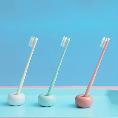 Set of 10 Ultra-Soft Fine Bristle Toothbrushes for Adults, Suitable for Home Use.