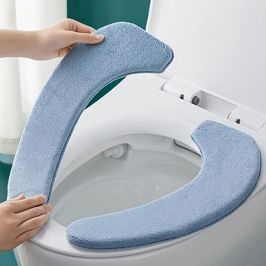 Waterproof Cushions for Toilet Seat 2pcs of Thick Toilet Seat Cushions, Suitable for All Seasons, Adhesive And Waterproof.