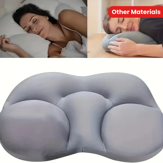 Egg-Shaped 3D Foam Neck Support Pillow, Lightweight, Dry Clean Only, Non-Textile Cover, Comfortable All-Around Sleeping Cushion for Side and Back Sleepers, Pillows for Sleeping