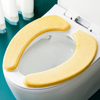 Waterproof Cushions for Toilet Seat 2pcs of Thick Toilet Seat Cushions, Suitable for All Seasons, Adhesive And Waterproof.
