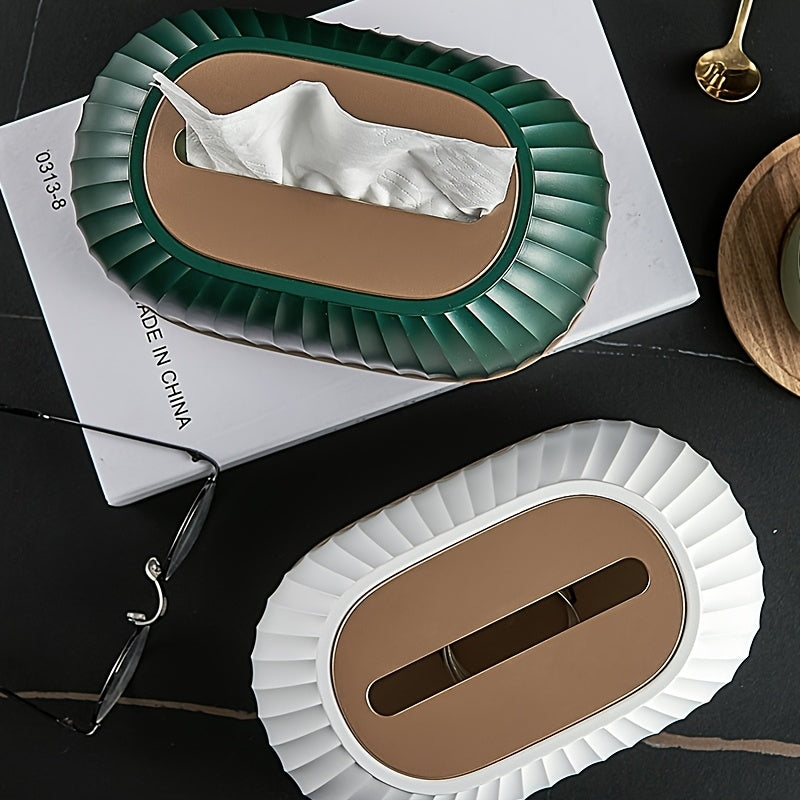 1pc Modern Automatic Lift Tissue Box - Sleek, Luxury Design with Storage for Home & Living Room