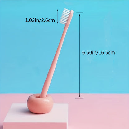 Set of 10 Ultra-Soft Fine Bristle Toothbrushes for Adults, Suitable for Home Use.