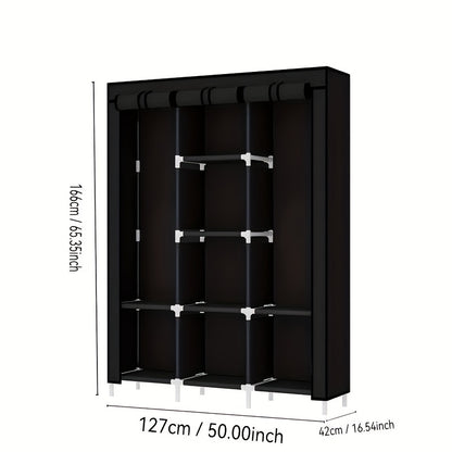Simple Wardrobe, Multi-Scene, Multi-Application, Dustproof, Suitable for Rental Houses, Entrance, as a Gift, for Mother, Girlfriend, Large Capacity