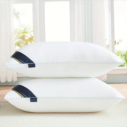 2pcs Ultra-Soft Microfiber Massage Pillows - Comfortable, High Rebound for All Seasons - Perfect for Home, B&Bs & Hotels