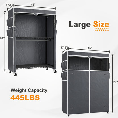 Spacious Heavy Duty Clothes Rack 81\